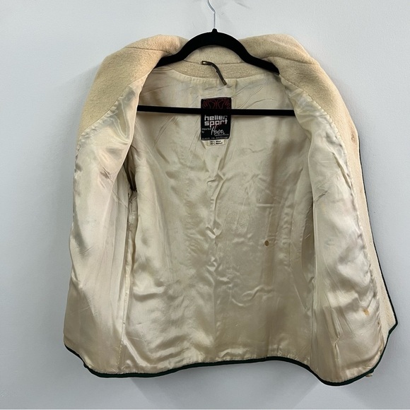 Heller Sport Vintage Wool Blend Embroidered Jacket - Picture 13 of 16